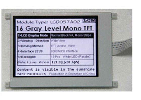 Gute Qualität 6H 5,7 Zoll Mono-TFT LCD-Schirm-Modul QVGA transmissive positive 8080 MPU-Schnittstelle Ventes