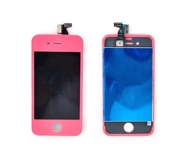 Gute Qualität Umwandlungs-Ausrüstungs-Ersatzteil-rosa LCD-Bildschirm-Versammlung Iphone 4 Soem-Teile Ventes