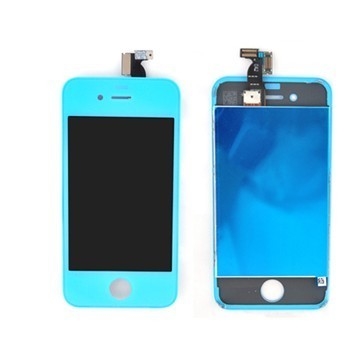 Gute Qualität Iphone 4 Soem-Teil-Umwandlungs-Ausrüstung für Mobiltelefon LCD-Note assemly vordere Abdeckungs-blaue Reparatur-Teile Ventes