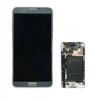 Gute Qualität Glas + Metall + ursprüngliche Ersatz-Handy LCD-Plastikanzeige für Samsungs-Anmerkung 3 Ventes