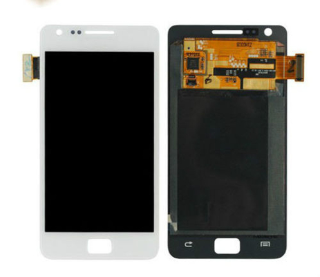 Gute Qualität 4,3 Zoll Samsungs-LCD-Bildschirm-für S2 I9100 LCD mit Analog-Digital wandler Weiß Ventes