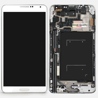 Gute Qualität 5,7 Zoll Samsungs-LCD-Bildschirm-ohne Rahmen für Note3 LCD mit Analog-Digital wandler Weiß Ventes