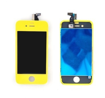 Gute Qualität Iphone 4 Soem-Teile gelbe Umwandlungs-Ausrüstungs-Ersatz LCD-Noten-Versammlungs-hohe Qualität Ventes