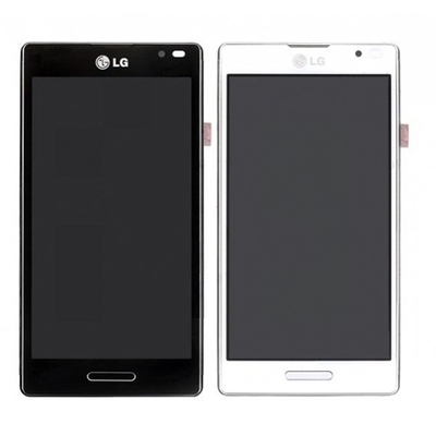 Gute Qualität Schwarzes, Weiß 4,7 Zoll Fahrwerk-LCD-Bildschirm-Ersatz für Ersatz Analog-Digital wandler Touch Screen Fahrwerkes Optimus L9 P760 LCD Ventes
