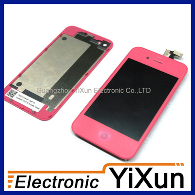 Gute Qualität LCD mit Digitizer Ersatz Bausätze Pink für IPhone 4 Ersatzteile Ventes