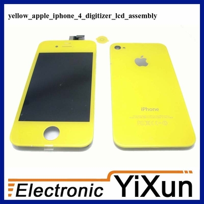 Gute Qualität LCD mit Digitizer Ersatz Bausätze gelb IPhone 4 Ersatzteile Ventes