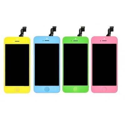 Gute Qualität Gelb/Rosa/Grün/blaues iPhone 5C LCD Analog-Digital wandler Versammlung Soem Ventes