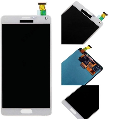 Gute Qualität 5,7 Zoll Samsungs-LCD-Bildschirm-für Anmerkung 4 LCD mit Analog-Digital wandler Versammlungs-Weiß Ventes