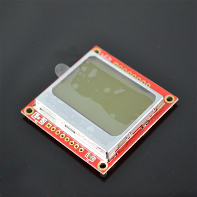 Gute Qualität Modul Nokias 5110 LCD für Arduino mit weiße Hintergrundbeleuchtung rotem PWB für Arduino Ventes
