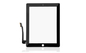 Glas + Ersatzteile HAUSTIER Fingerspitzentablette Ipad für Schirm Ipad 3 Capative Entreprises