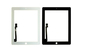 Glas + Ersatzteile HAUSTIER Fingerspitzentablette Ipad für Schirm Ipad 3 Capative Entreprises