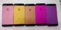 Bunter Batteriedeckel Soems für iPhone 5 Ersatzteile, rosa/Gelb/Rose/Purpur Entreprises