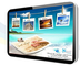 Ultra dünner 18,5 Zoll-Stand-allein Digital-LCD-Bildschirm-Signage/Flughafen LCD-Werbungs-Anzeige Entreprises