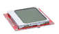 Modul Nokias 5110 LCD für Arduino mit weiße Hintergrundbeleuchtung rotem PWB für Arduino Entreprises