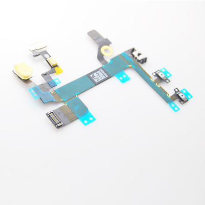 Gute Qualität HAUSTIER iPhone 5S-Zusätze auf Aus-Schalter-stillem Energie-Volumen-Knopf Flex Cable Ribbon Ventes